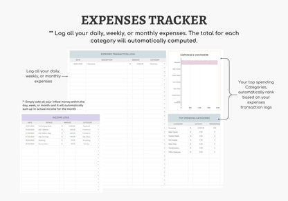 Monthly Budget Planner Spreadsheet