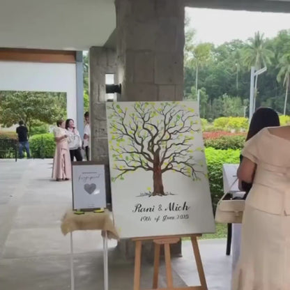 Wedding Fingerprint Tree Guest Book
